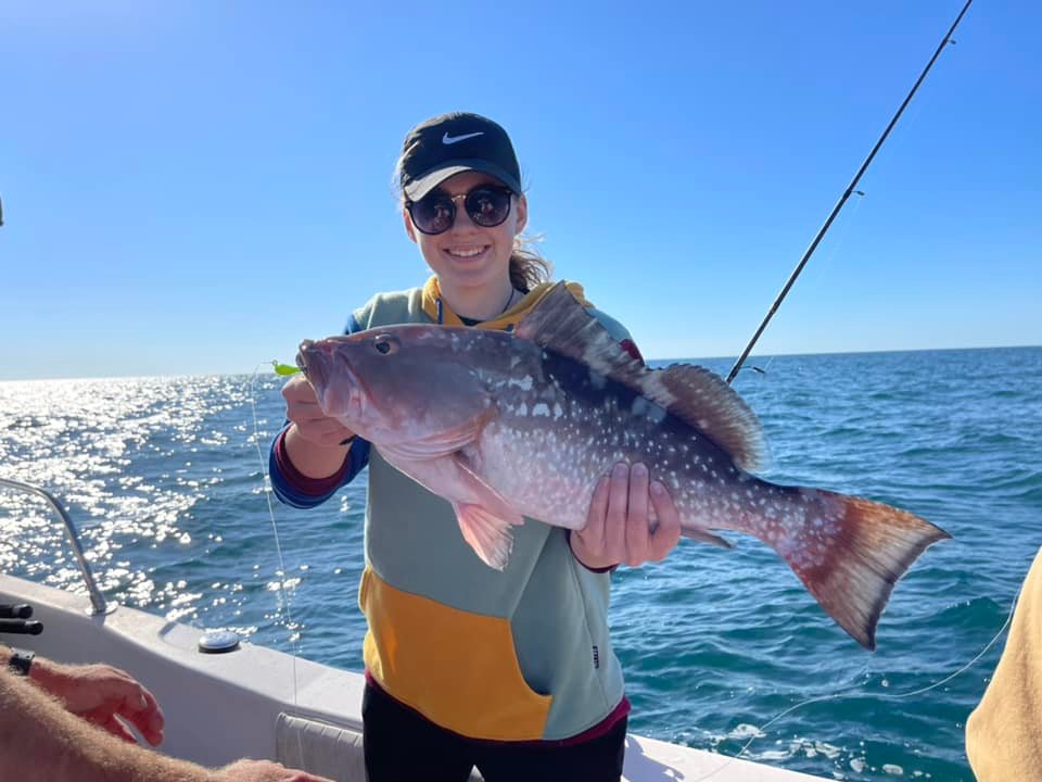 Red Grouper Fishing Offshore Charter Venice, FL