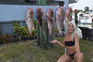 Red Grouper offshore fishing charter Venice, FL