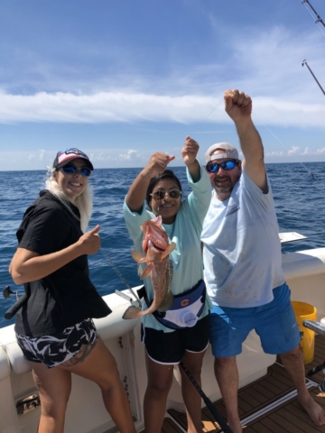 Kids Fishing offshore fishing charter Venice, FL