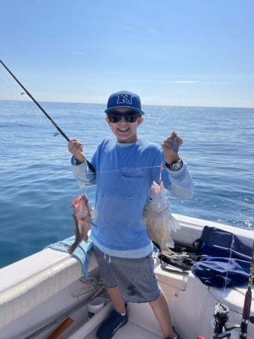 Kids fishing offshore charter Venice, FL Siesta Key Sarasota